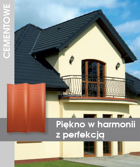 Dachówki cementowe